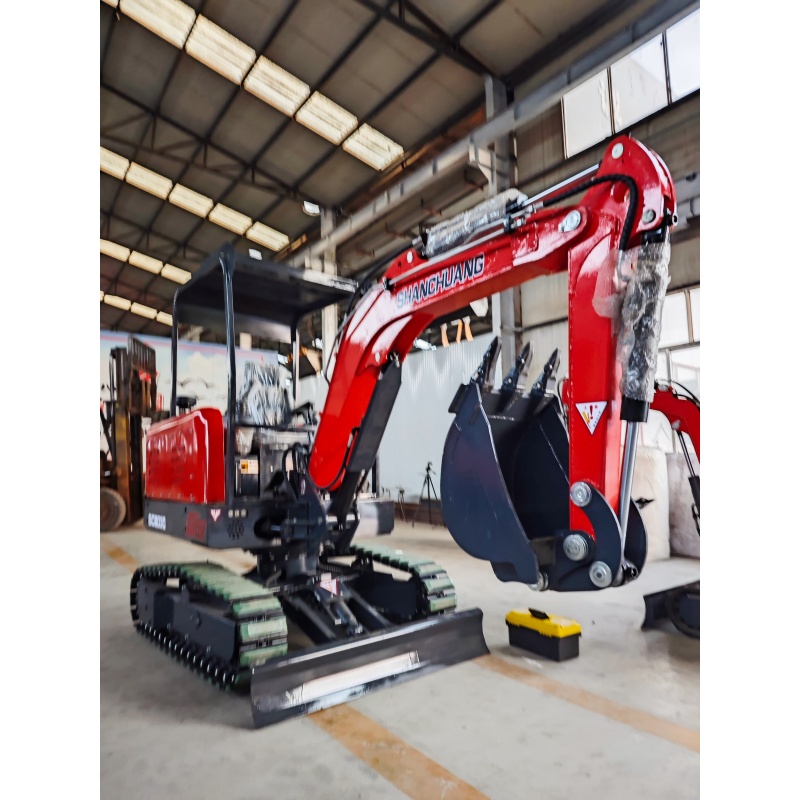 High-end model small excavator replacement steel track with rubber blocks