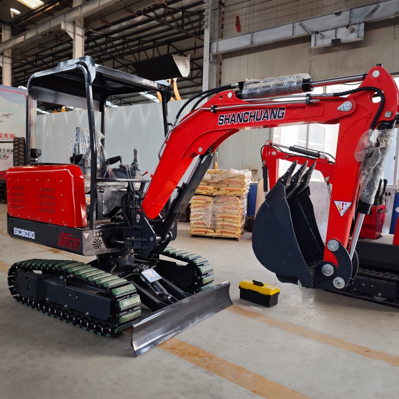High-end model small excavator replacement steel track with rubber blocks