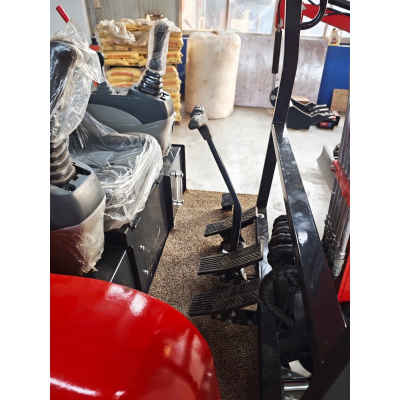 High-end model small excavator replacement steel track with rubber blocks