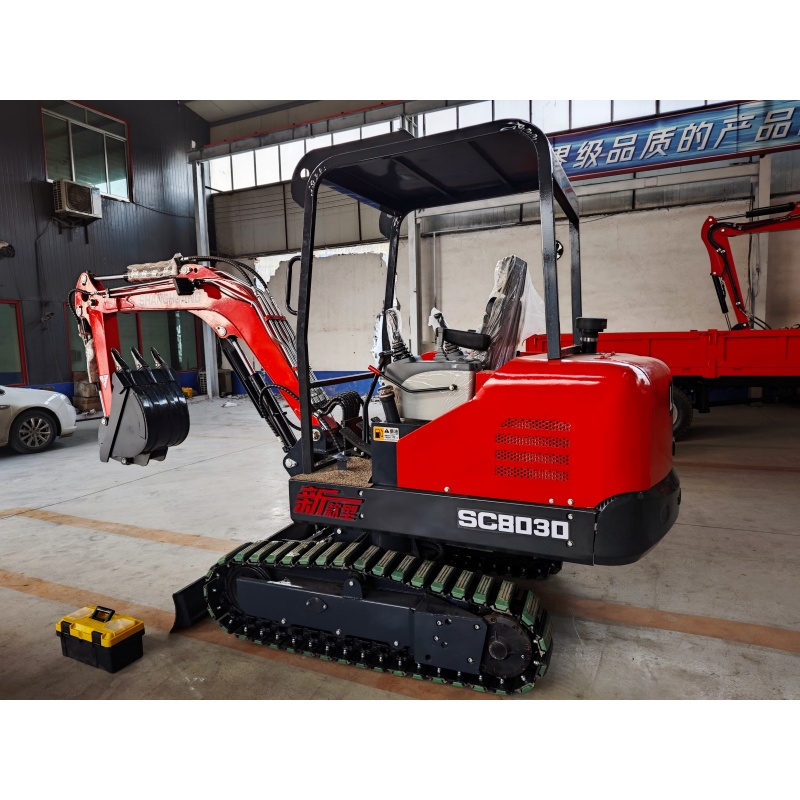 High-end model small excavator replacement steel track with rubber blocks