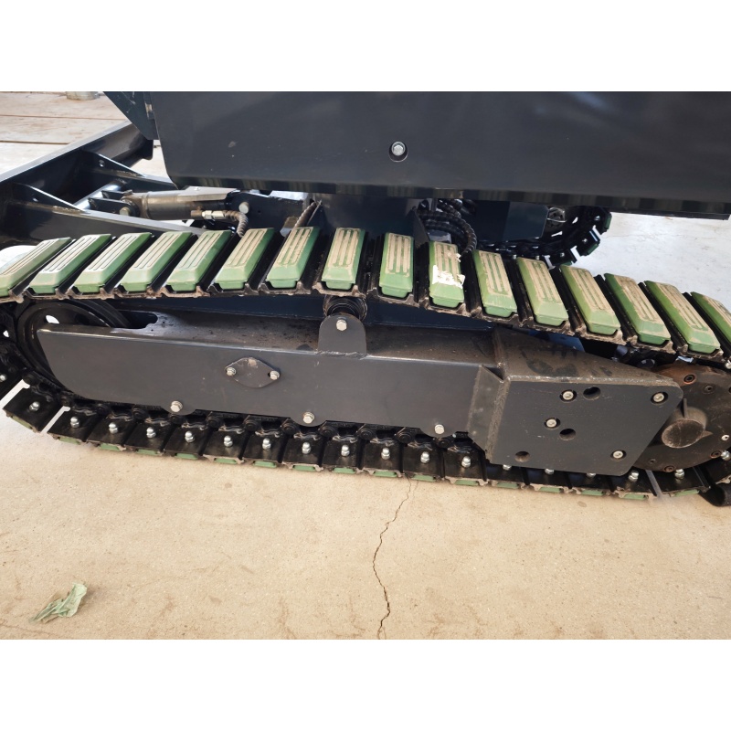 High-end model small excavator replacement steel track with rubber blocks