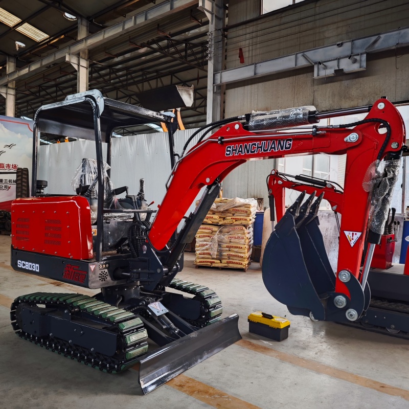 Medium-sized excavator for engineering purposes - produced by a factory in China