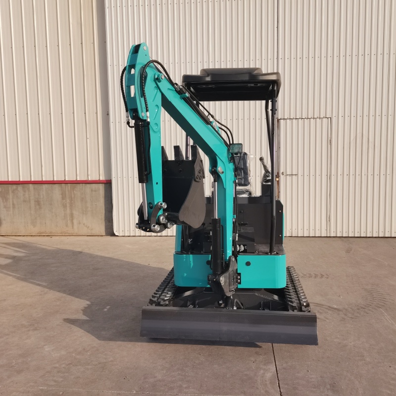Install side-swing function on the boom of a small excavator