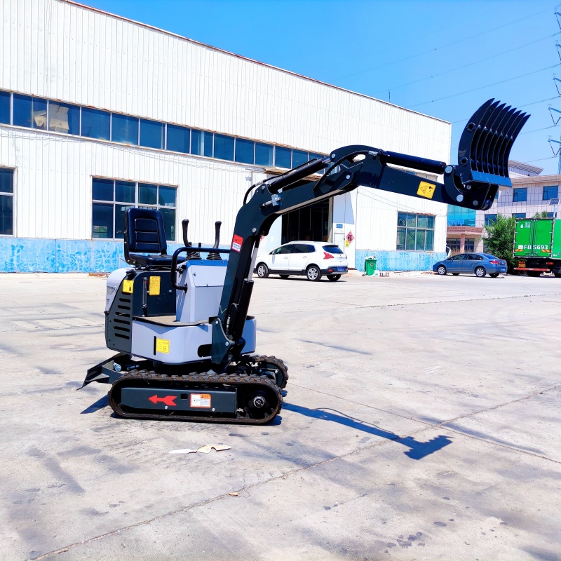 Small excavator attachment-multifunctional multi-tooth rake (grass rake)