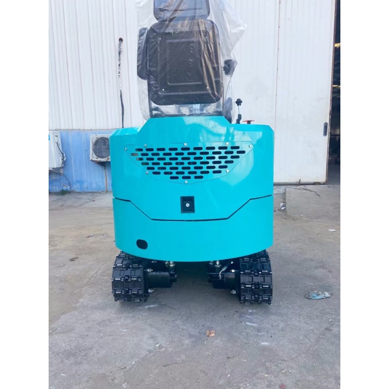 small excavator with steel track