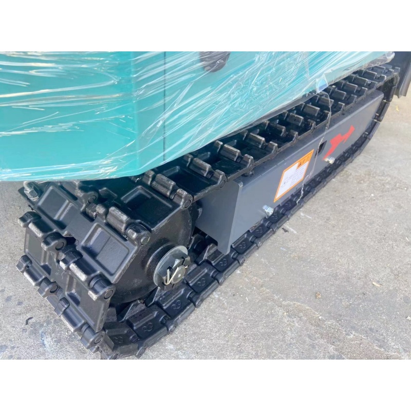 mini excavator with steel track