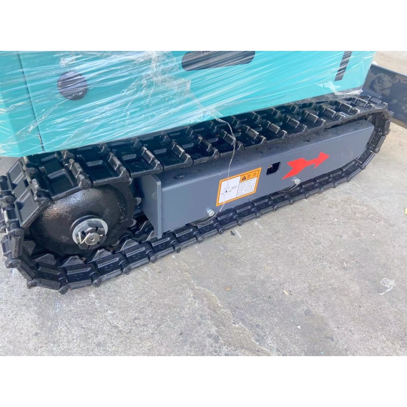 mini excavator with steel track