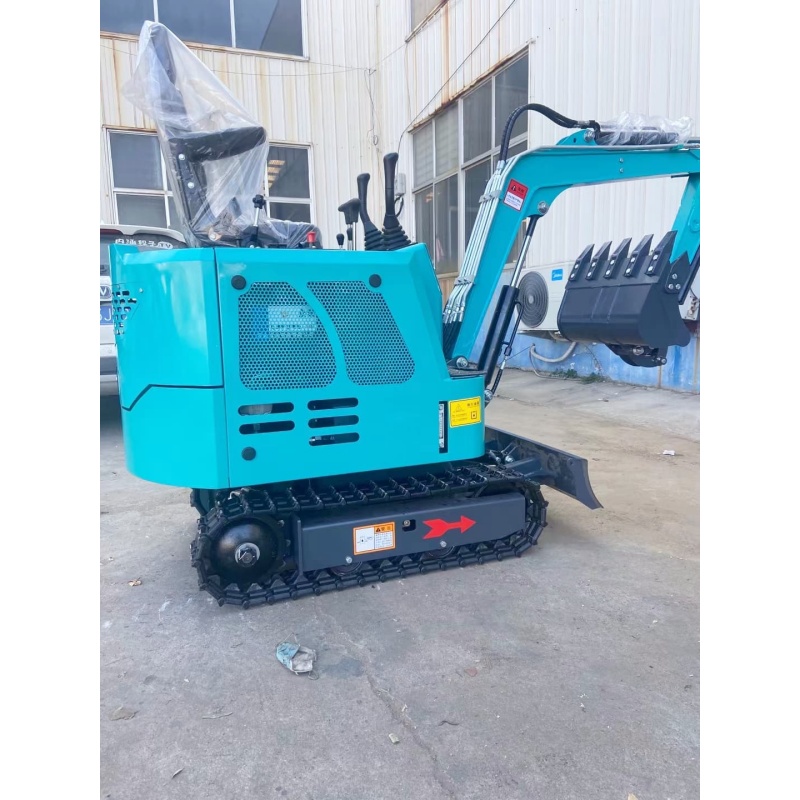 mini excavator with steel track