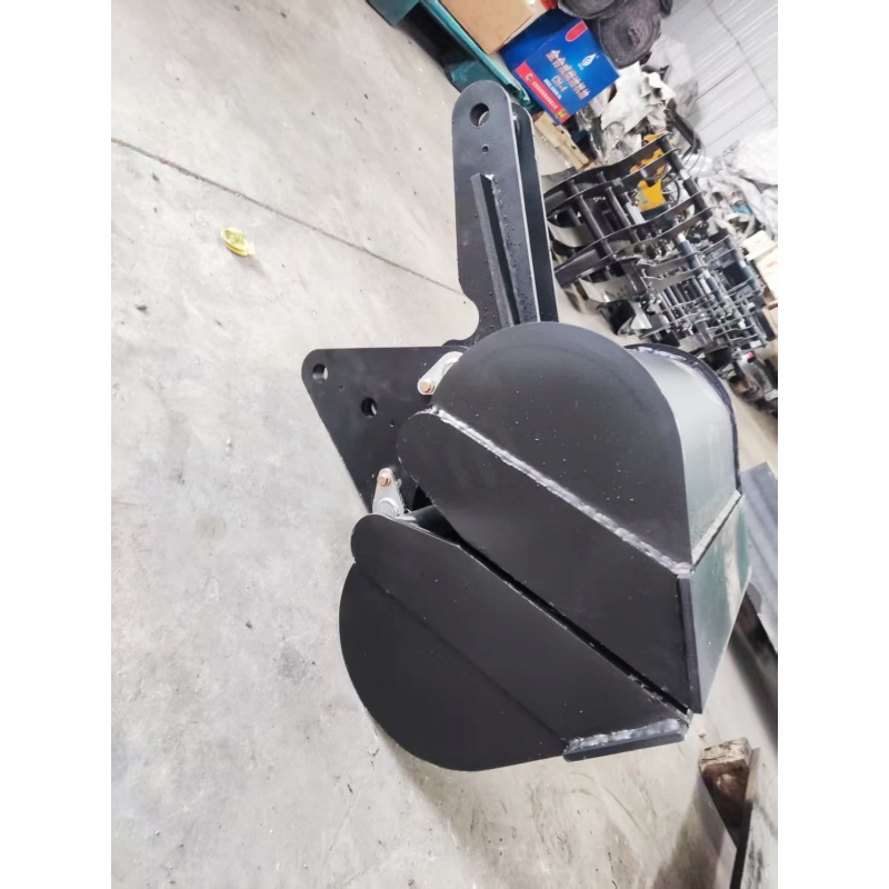 Mini excavator - mechanical shell opening and closing bucket