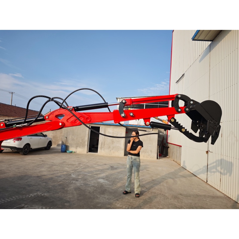 Mini excavator - extended boom (detachable)