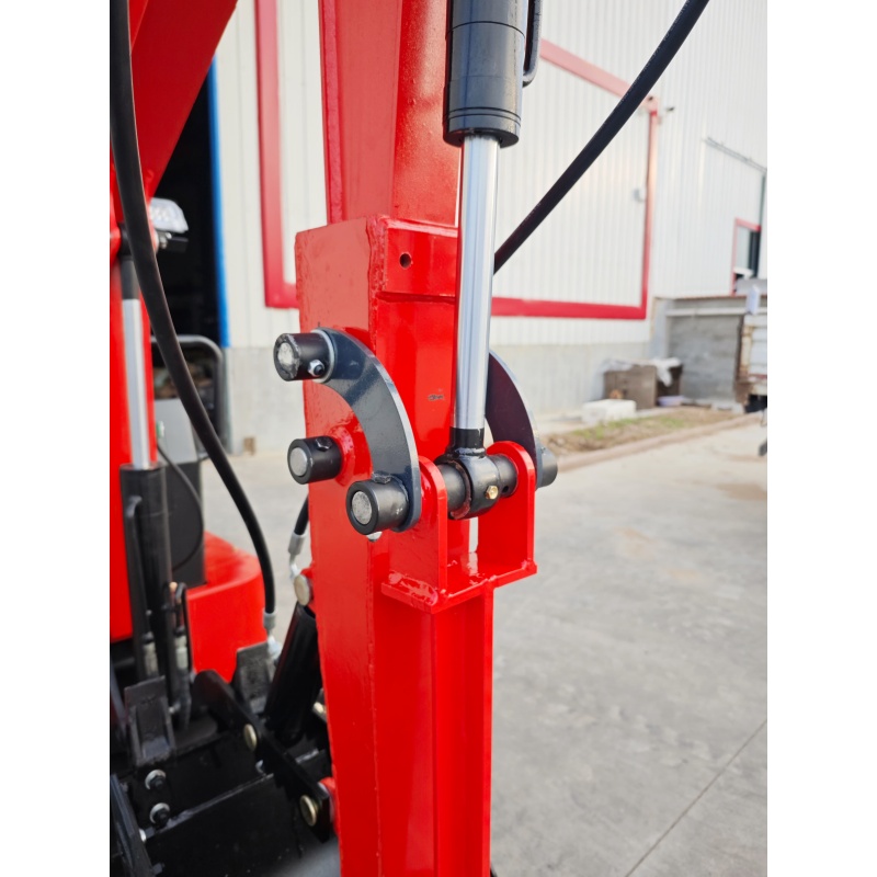 Small excavator with extendable arm - detachable