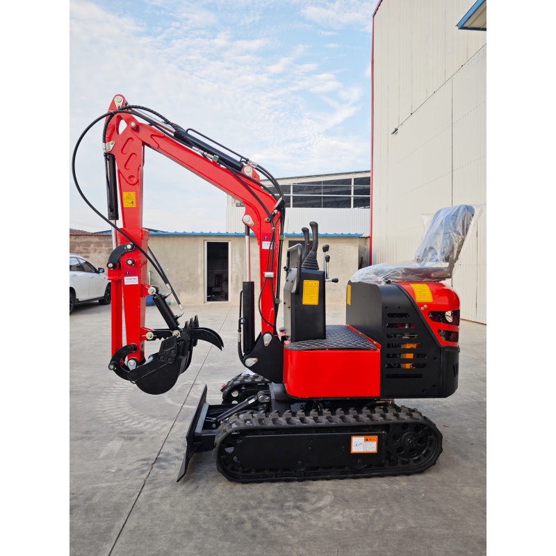 Small excavator with extendable arm - detachable