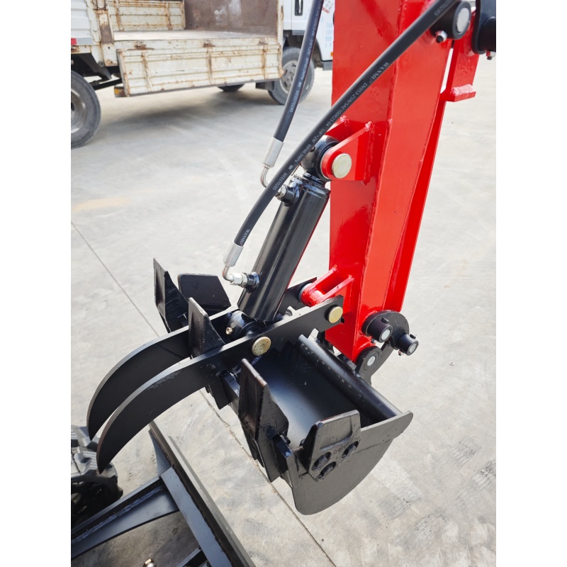 Mini excavator boom extension - removable
