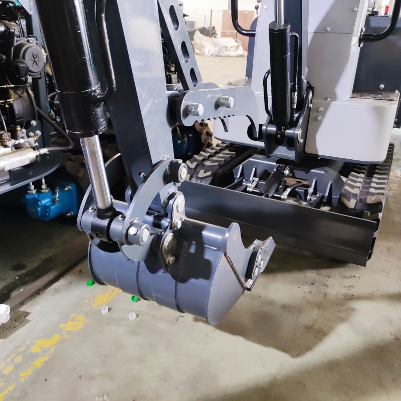 Small excavator attachment-mechanical thumb bucket