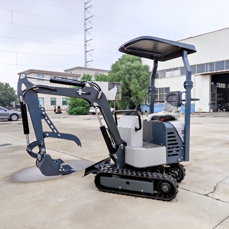 Small excavator attachment-mechanical thumb bucket