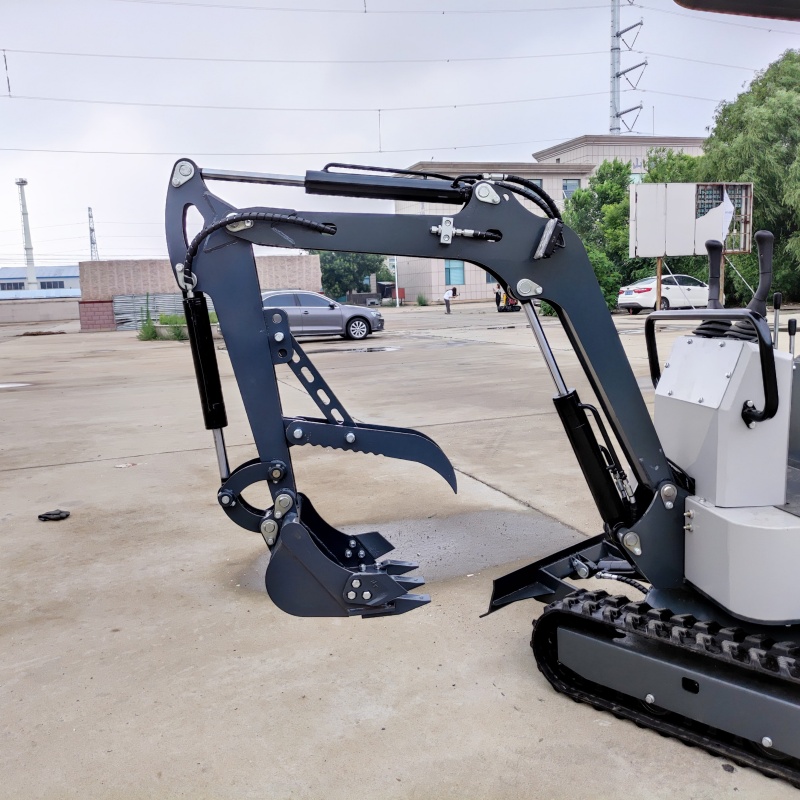 Small excavator attachment-mechanical thumb bucket