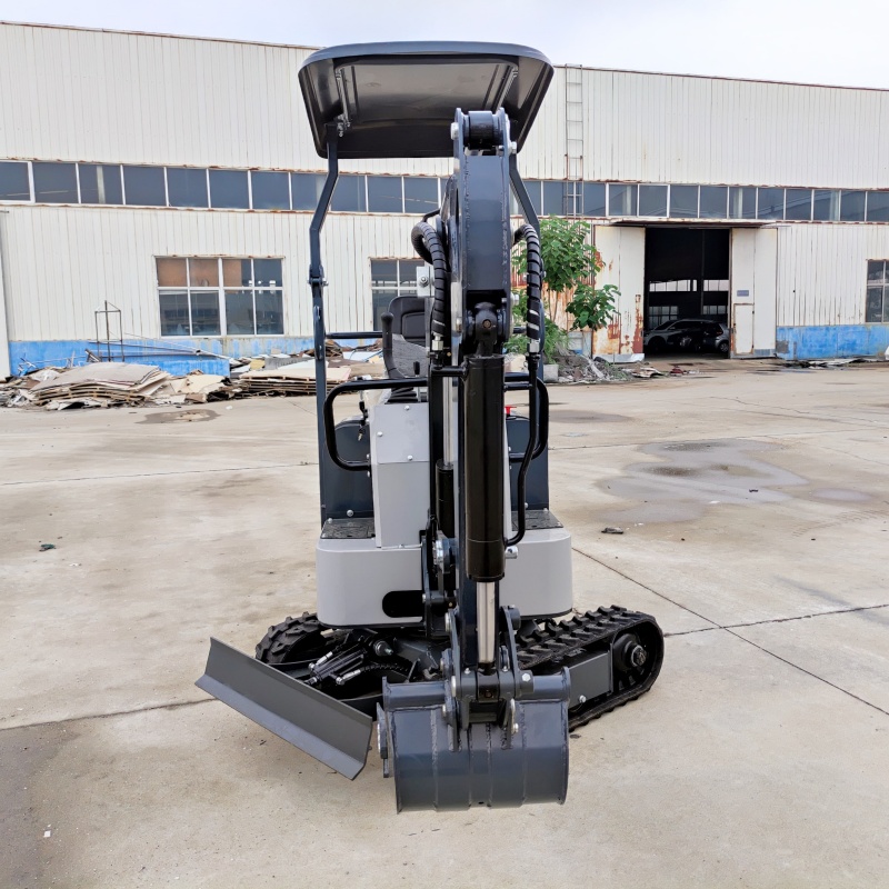 Small excavator attachment-mechanical thumb bucket