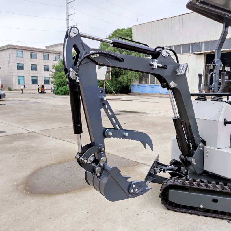 Mini excavator attachment – mechanical thumb bucket