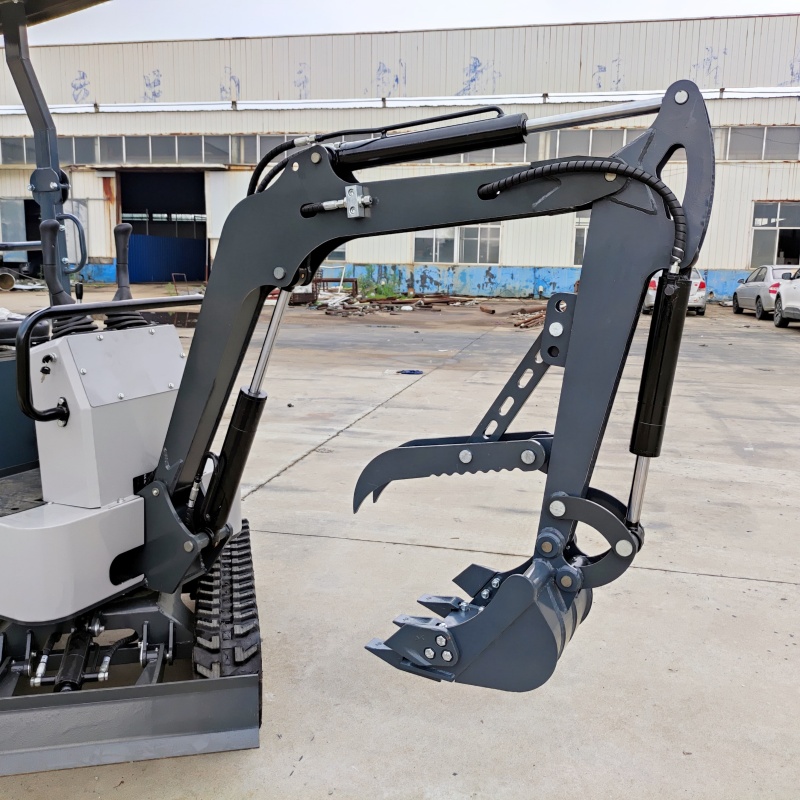 Mini excavator attachment – mechanical thumb bucket