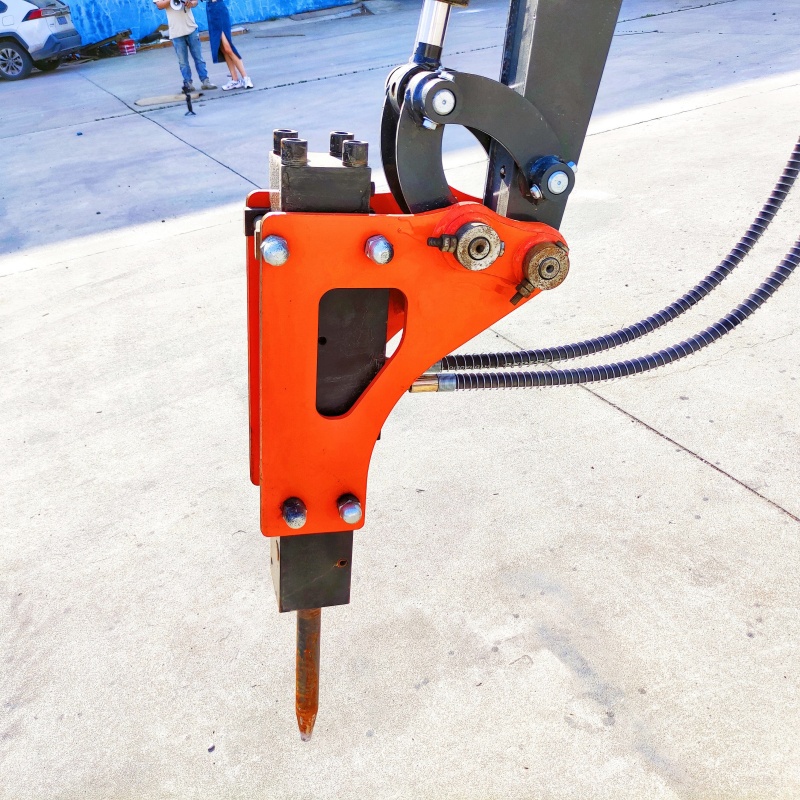 Mini excavator attachment-breaker hammer