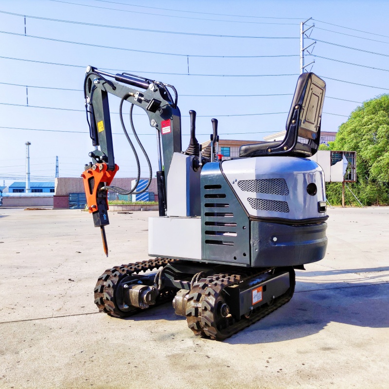 Small excavator attachment-breaker hammer