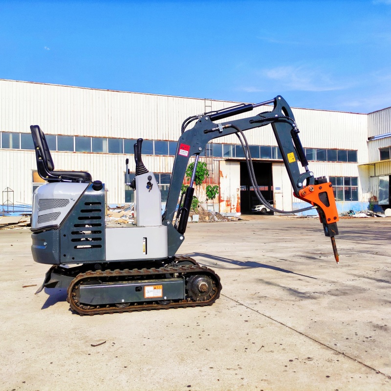 Small excavator attachment-breaker hammer
