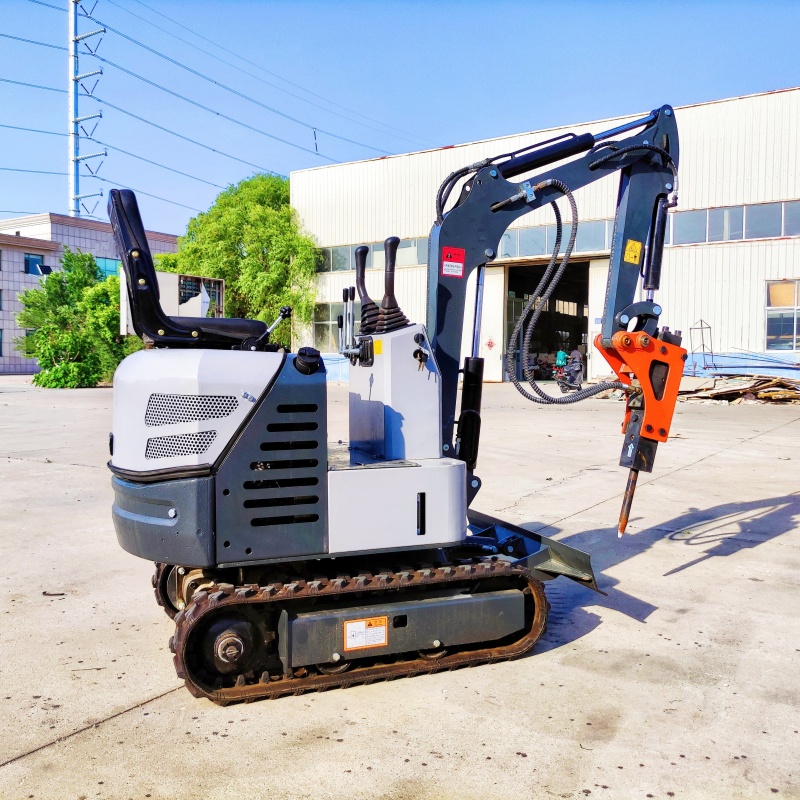 Small excavator attachment-breaker hammer