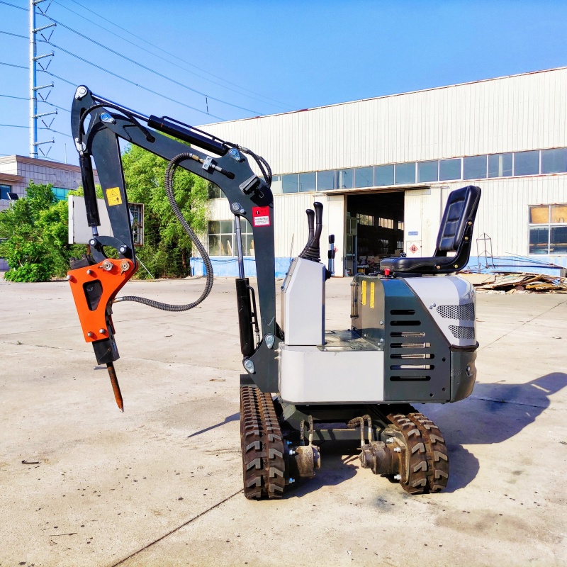 Small excavator attachment-breaker hammer
