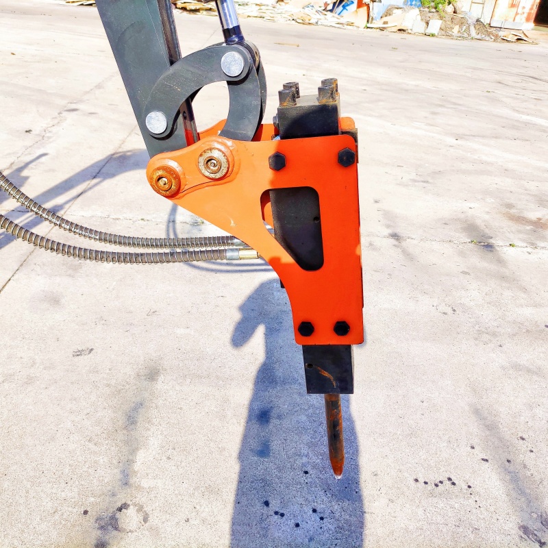 Small excavator attachment-breaker hammer