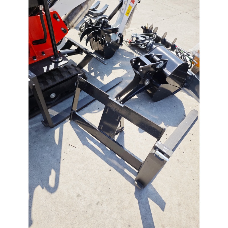Small excavator attachments-front fork