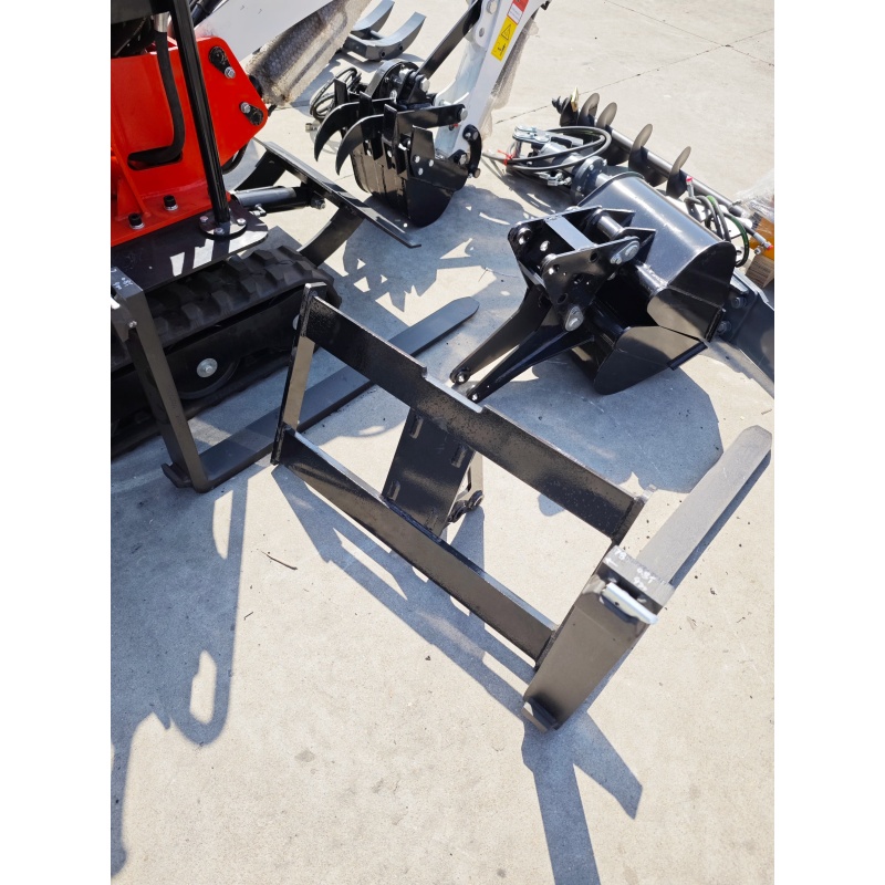Small excavator attachments-front fork