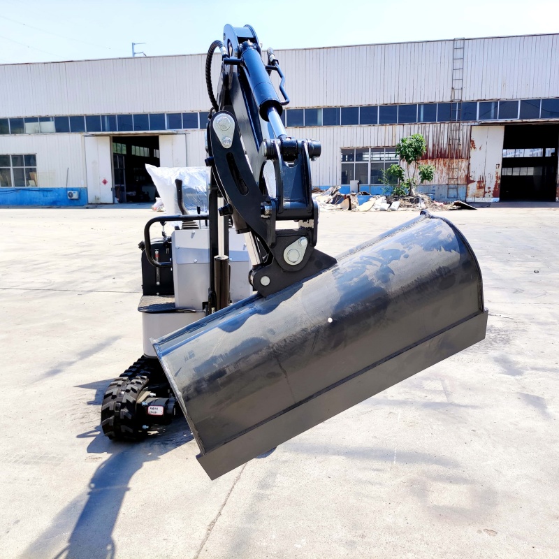 Mini excavator attachment – tilting bucket