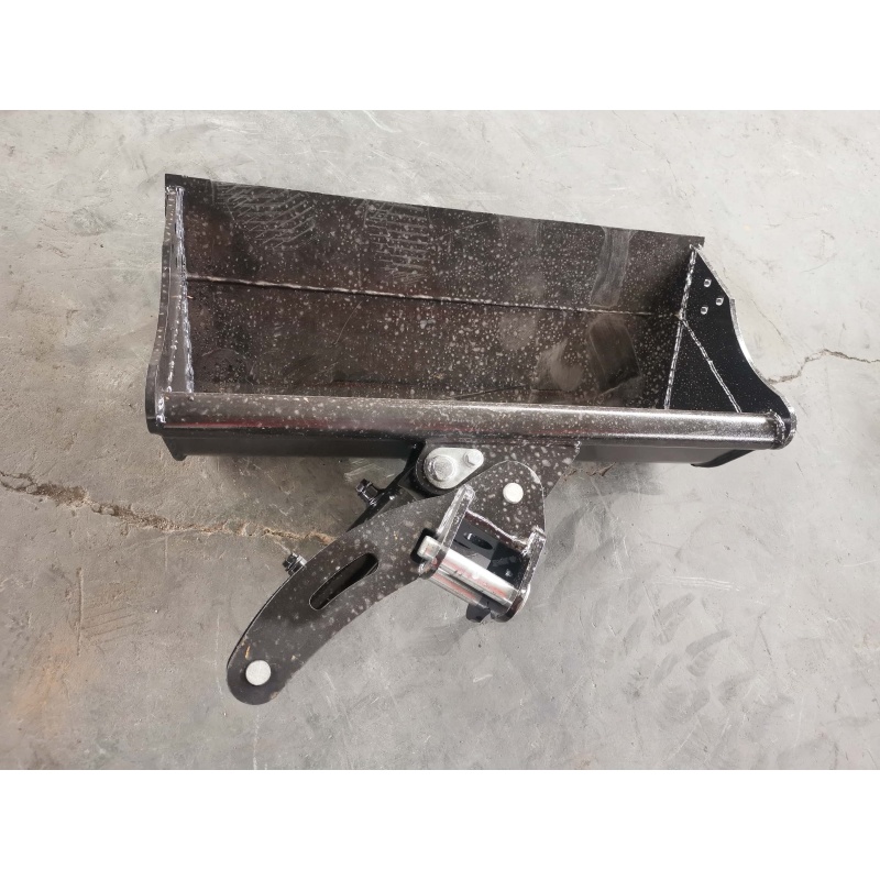 Mini excavator attachment – tilting bucket