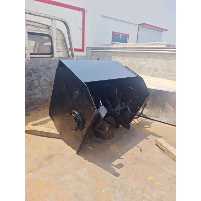 Mini excavator attachments – rotary tiller