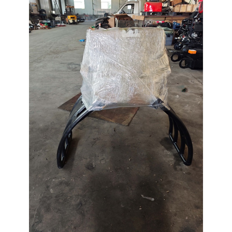 Mini excavator attachment-rotating grass and tree grabber