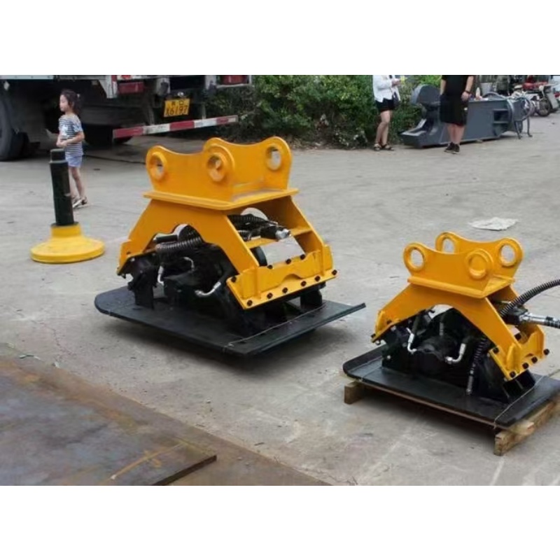 Mini excavator attachment: Vibration compactor