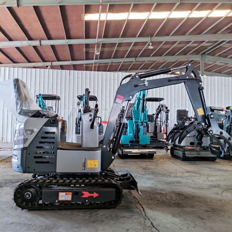 Mini excavator attachment: Plant grabber