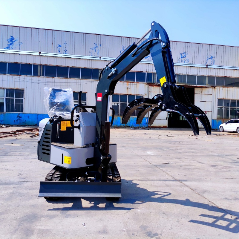 Mini excavator attachment: Plant grabber