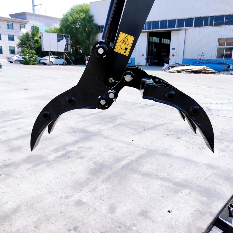 Mini excavator attachment: Plant grabber
