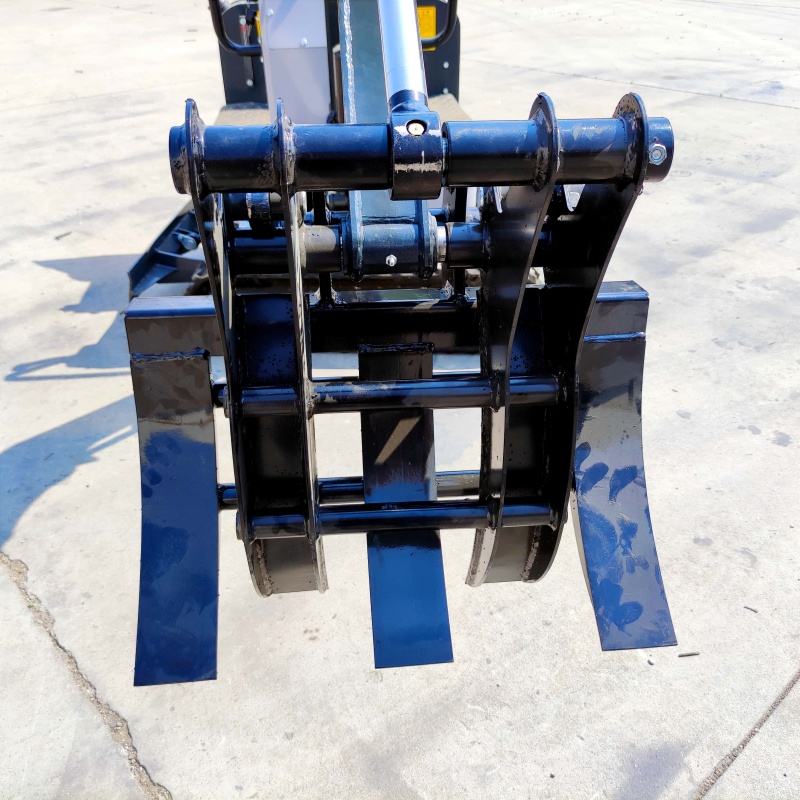 Mini excavator attachment: Plant grabber