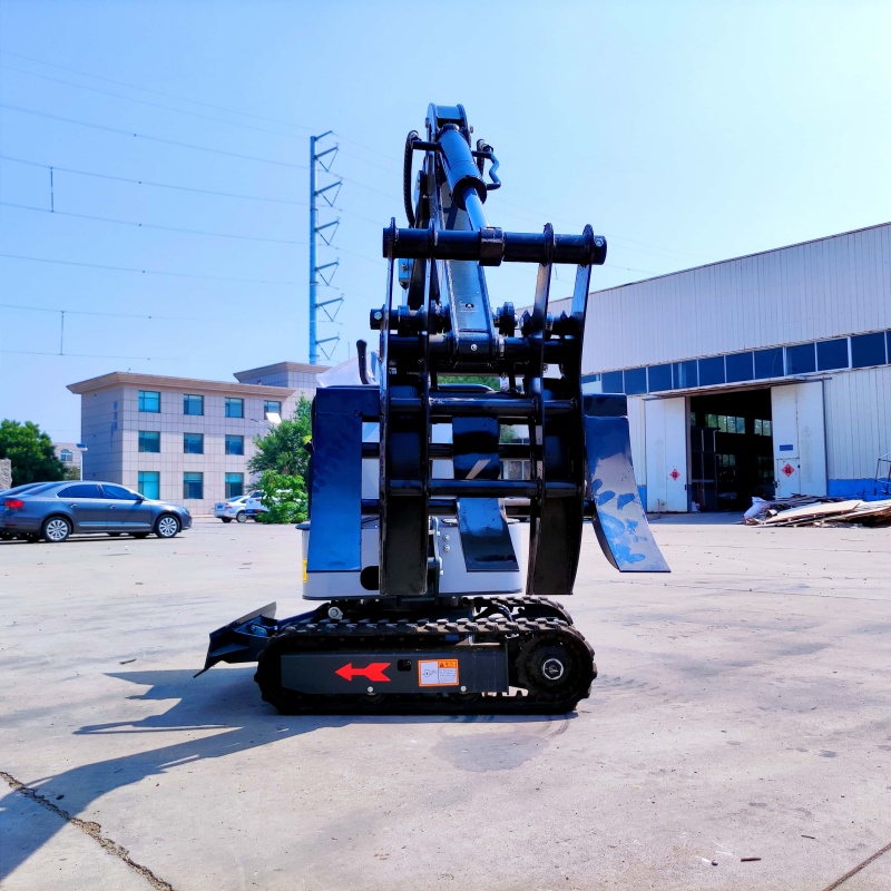 Small excavator attachment-grass and tree grab