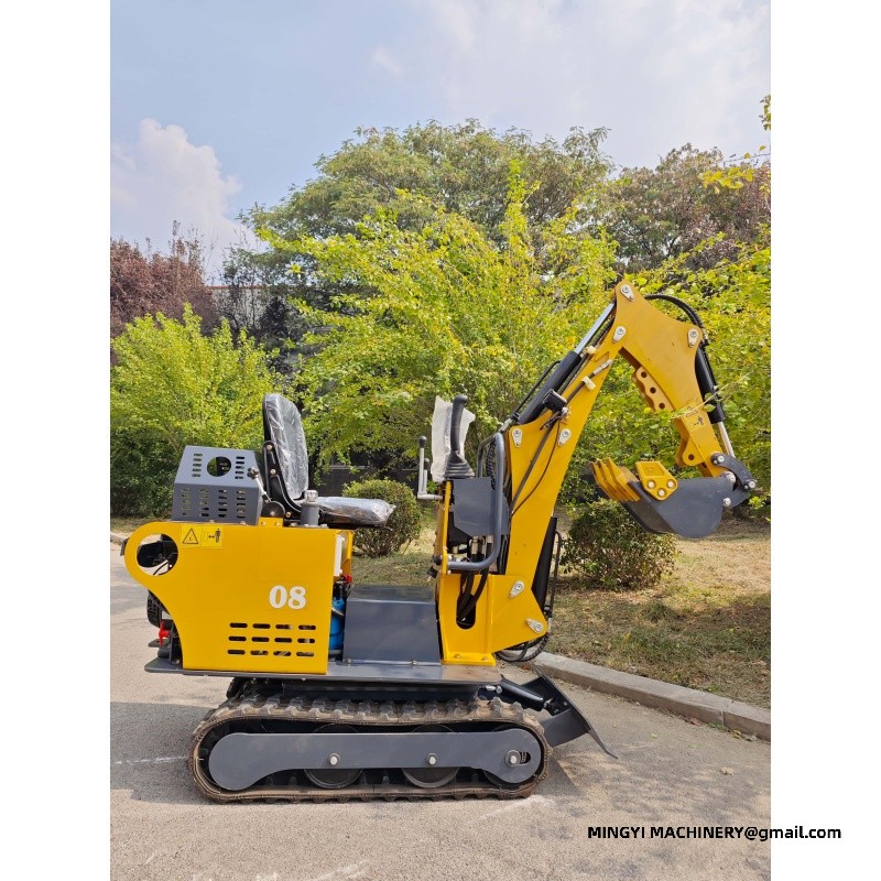 The excavator can be used for building decoration projects.