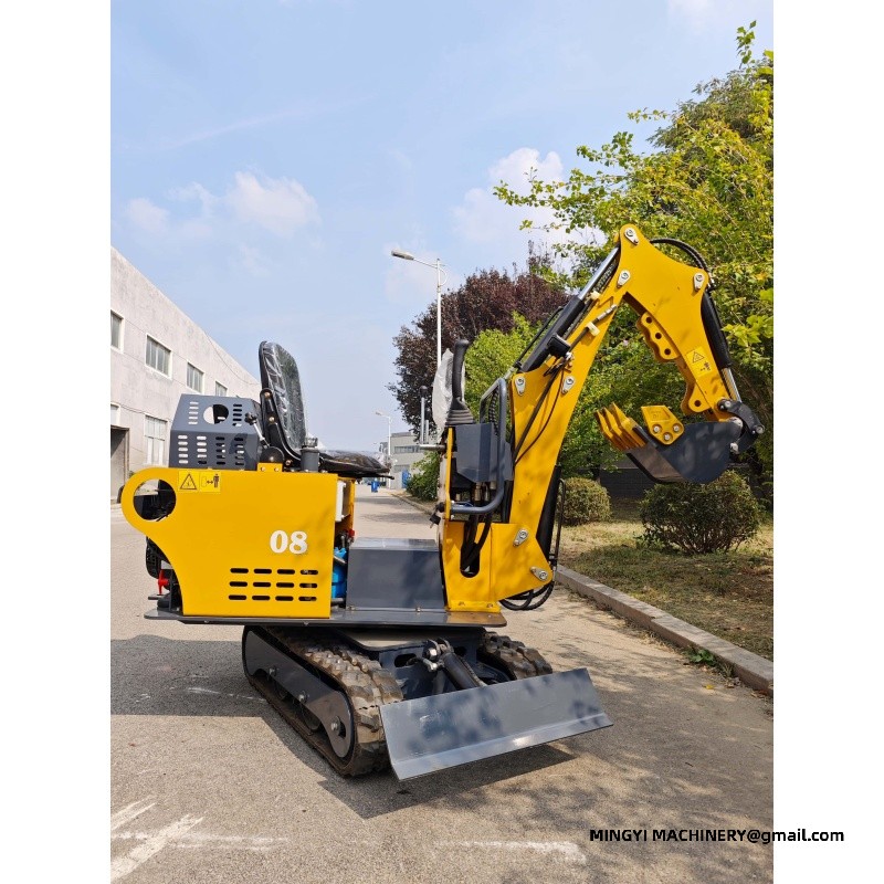 The excavator can be used for building decoration projects.