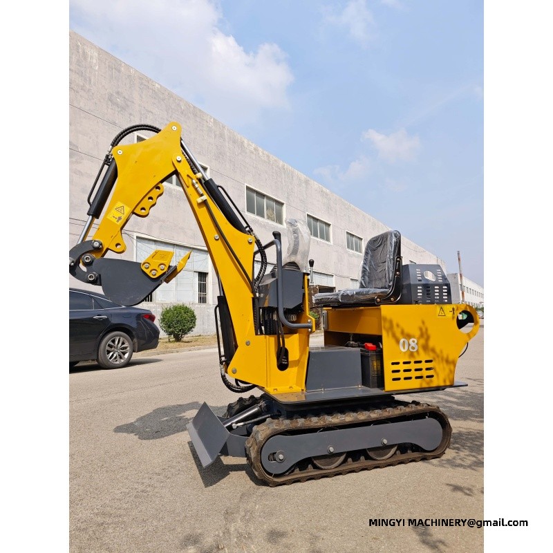 The excavator can be used for building decoration projects.