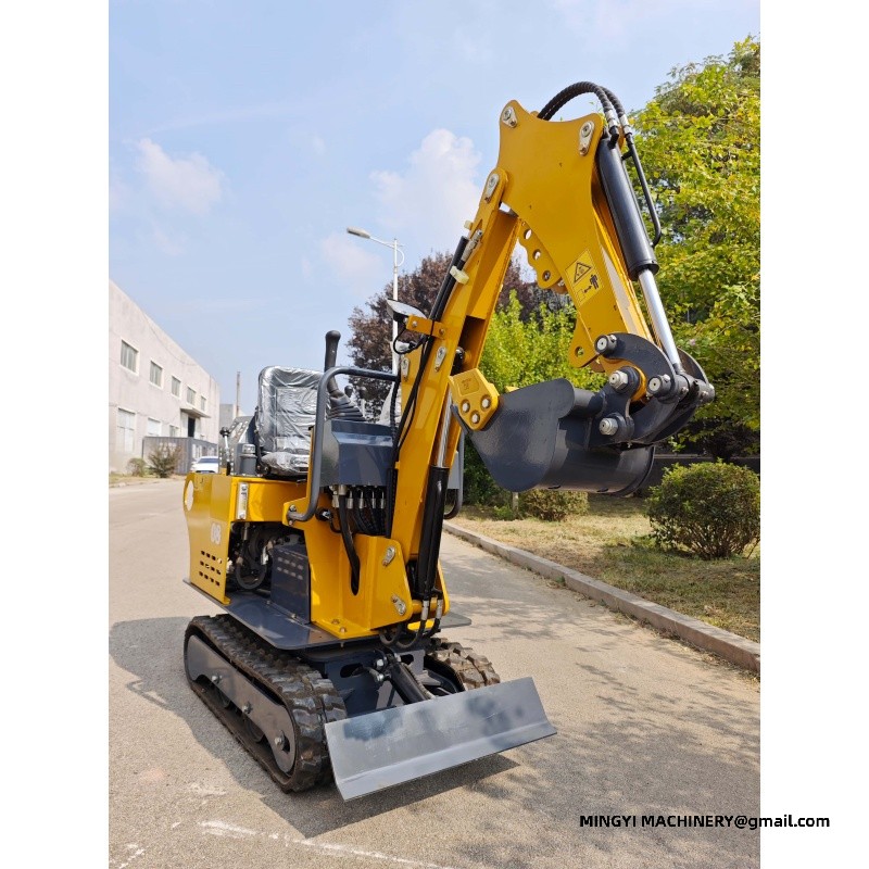 The excavator can be used for building decoration projects.