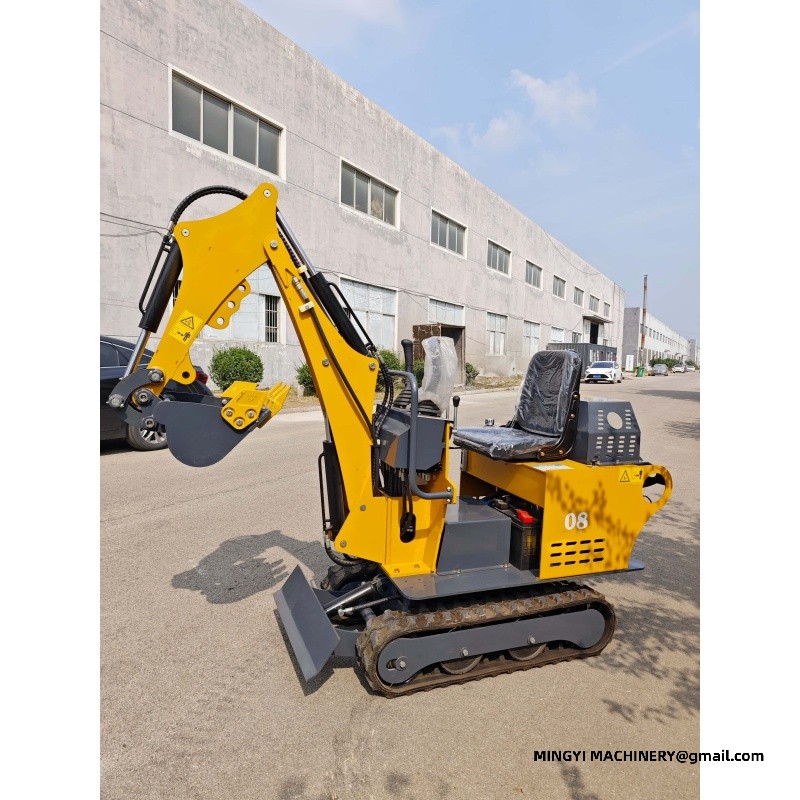 The excavator can be used for building decoration projects.