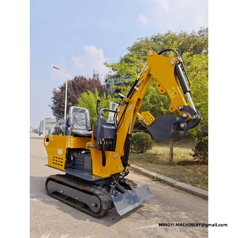 The excavator can be used for building decoration projects.