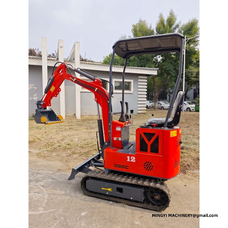 mini excavator for landscaping