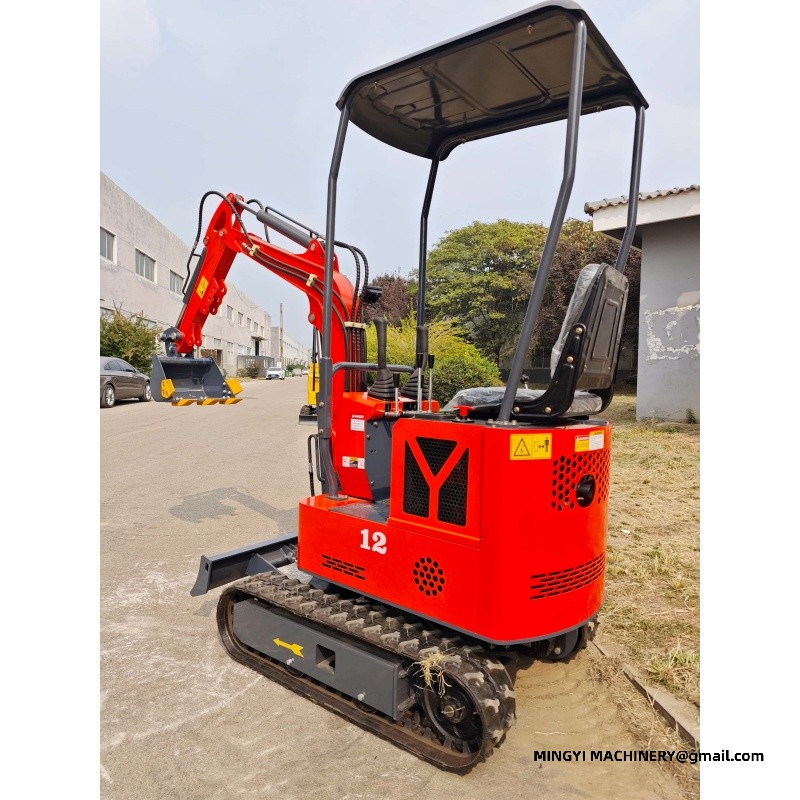 mini excavator for landscaping