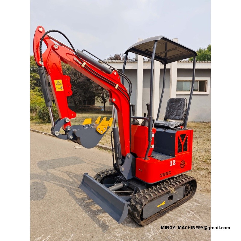 mini excavator for landscaping